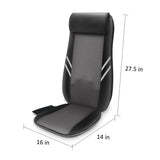 Snailax Back Massager with Heat,Shiatsu Massage Seat Cushion,8 Flexible Nodes for Full Back Massage Chair Pad,Chair Massager for Office,Gifts