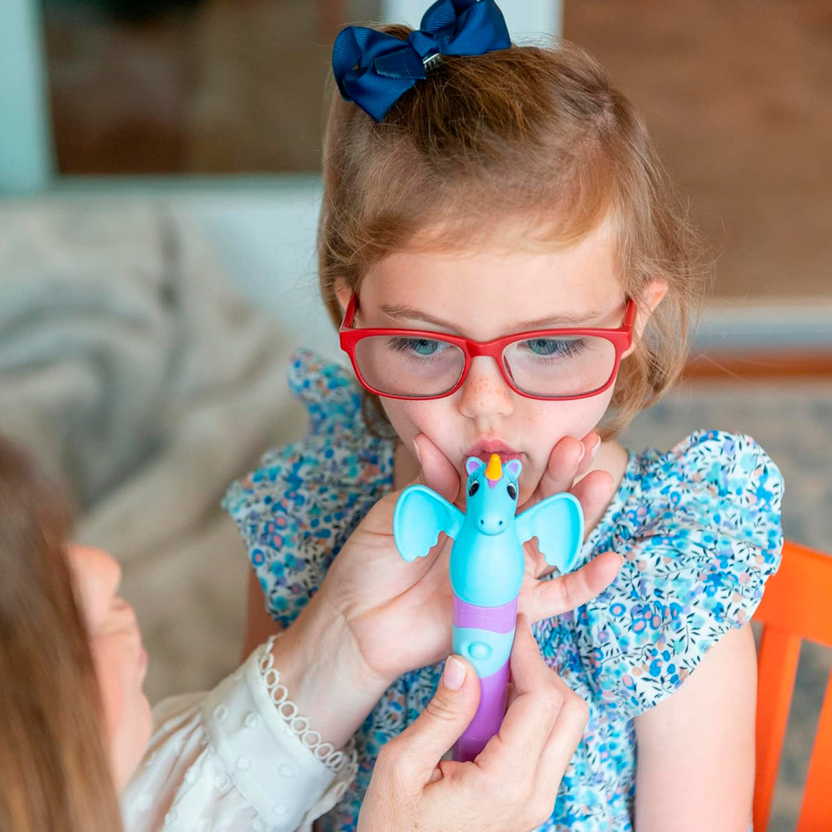 TalkTools Jiggler - Chewable Oral Facial Massager - Oral Sensory Massager - Calming Motor Therapy for Kids - Unicorn/Sloth - Set of 2