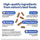 Strong Jaw Tooth Restore for Adults with Remineralizing Gum Support 180 Capsules Made in USA - Teeth Vitamins for Strong Teeth Bone Health Supplement Calcium VitaminD3 Hydroxyapatite Enamel Repair