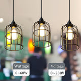 Zarnicy Plug in Pendant Light Cord - 16Ft Hanging Light Kit E26/E27 Light Socket Hanging Lantern Lamp Cord with On/Off Switch,Socket Rings, 2 Pack, Black