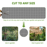 Toolazy Trellis Netting 5 x 350 ft - Heavy Duty Nylon Garden Netting with 6 Inch Mesh, Soft Plant Support Net for Tomatoes, Cucumbers, Peas, Vine Climbing Vegetables, Indoor Outdoor Greenhouse