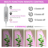 BESTVA 48W Grow Lights for Indoor Plants with Stand, Full Spectrum LED Plant Light for Indoor Plants,12-59 Inches Height Adjustable Growing Lamp with Auto On/Off Timer 4H/8H/12H, 4 Dimmable Brightness