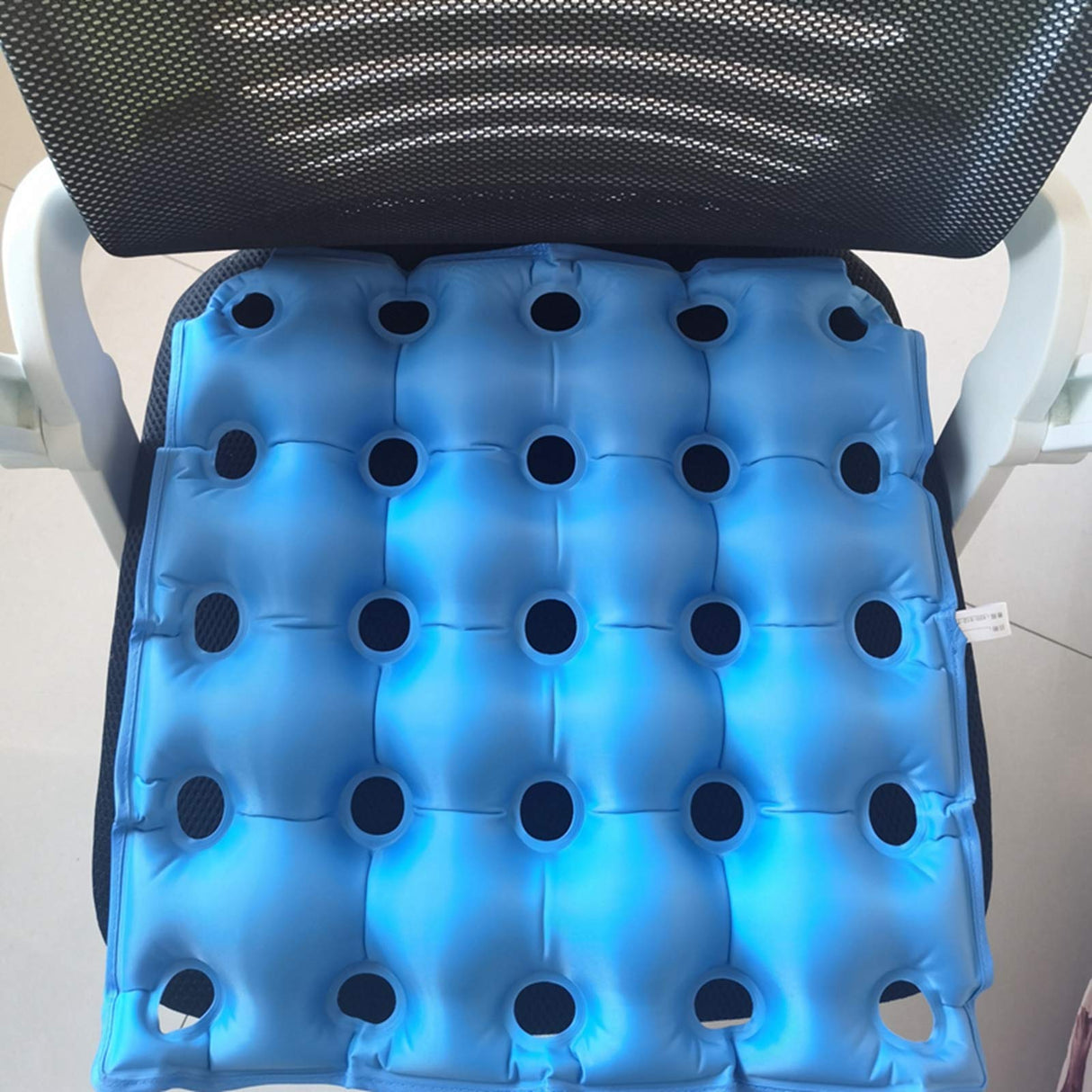 TURNSOLE Waffle Cushion for Pressure Sores Chair - Bed Sore Cushions for Butt for Elderly - Pressure Sore Cushions for Sitting in Recliner - Inflatable Seat Cushion for Pressure Relief