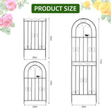 Amoskey Durable Garden Trellis for Climbing Plants - Outdoor Trellis Supports for Lush Greenery - Ideal for Vines, Flowers, and Vegetables, Easy Installation & Space-Saving Design (71"H*20"W -2 pack)