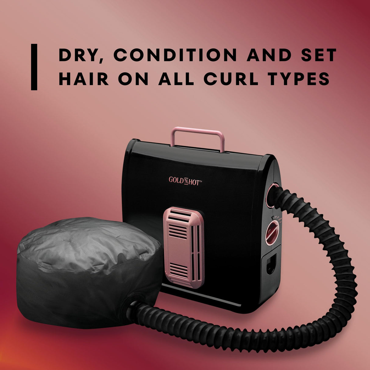 GOLD N HOT Ionic Soft Bonnet Dryer