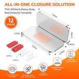 SUESONG 12 Pack Magnetic Cabinet Door Catch, Cabinet Magnets for Closure