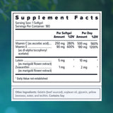 Focus Vitamins | Focus Select Zinc Free Formula | 180 Softgel Capsules | AREDS2 Based Formula | Eye Vitamin & Supplement | Support for Macular Generation | Easy to Swallow Pill