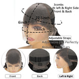 Body Wave Lace Front Wigs Human Hair 13x6 HD Lace Front Wig Human Hair Pre Plucked Body Wave Glueless Wigs Human Hair for Women