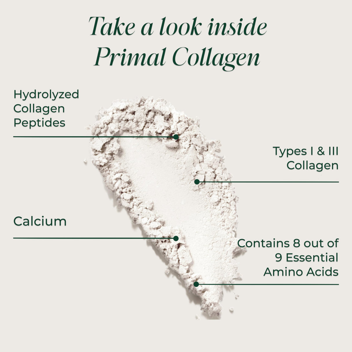 Primal Harvest Collagen Powder for Women or Men Primal Collagen Peptides Powder Type I & III, 10 Oz Collagen Protein Powder for Hair, Skin, Nails (Two Pack, Unflavored)
