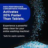 Tide Washing Machine Cleaner, Washer Machine Cleaner with Oxi for Front and Top Loader Washer Machines, Deep Cleaning Residue & Odor Eliminator, 10 Month Supply + Calendar