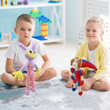 SAJISP The Amazing Digital Circus Plush,4pcs Pomni Plushies Toy Gift, Cute Stuffed Figure Doll for Kids and Adults, Birthday Halloween Christmas Choice for Boys Girls