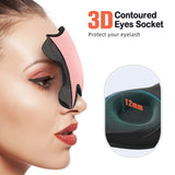 LitBear Sleep Masks for Women, Pink Eye Mask for Sleeping, Comfortable Night Sleeping Mask, Soft Contoured Eye Cover for Sleeping with Elastic Strap for Side Sleeper Men Flying Shift Worker