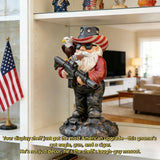 Tabletop-4.8in,Gnomes,Military Gnome,Gnome Gifts,Garden Gnome,Gifts for Men