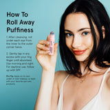 grace & stella Award Winning Under Eye Brightener Roller - Airplane Travel Essentials - Retinol & Caffeine Eye Serum for Puffiness, Dark Circles, Wrinkles - Vegan Skincare (15ml / 0.51floz)