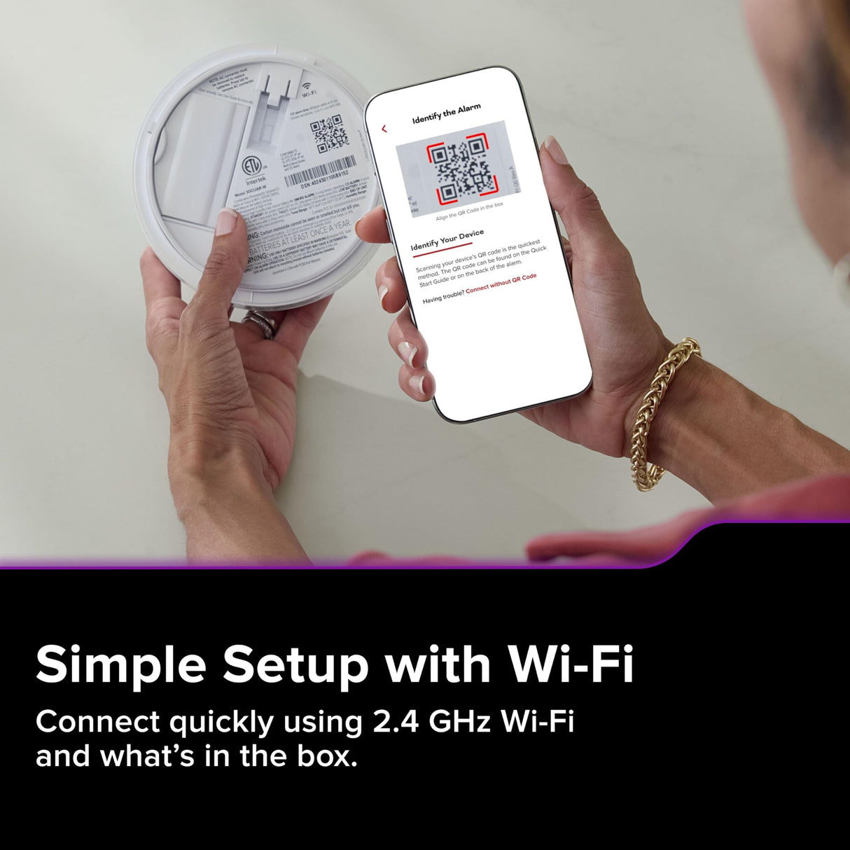 Kidde Hardwired Kidde App Enabled Smart Smoke and Carbon Monoxide Detector, AA Battery Backup, Voice Alerts, Interconnected Alarm