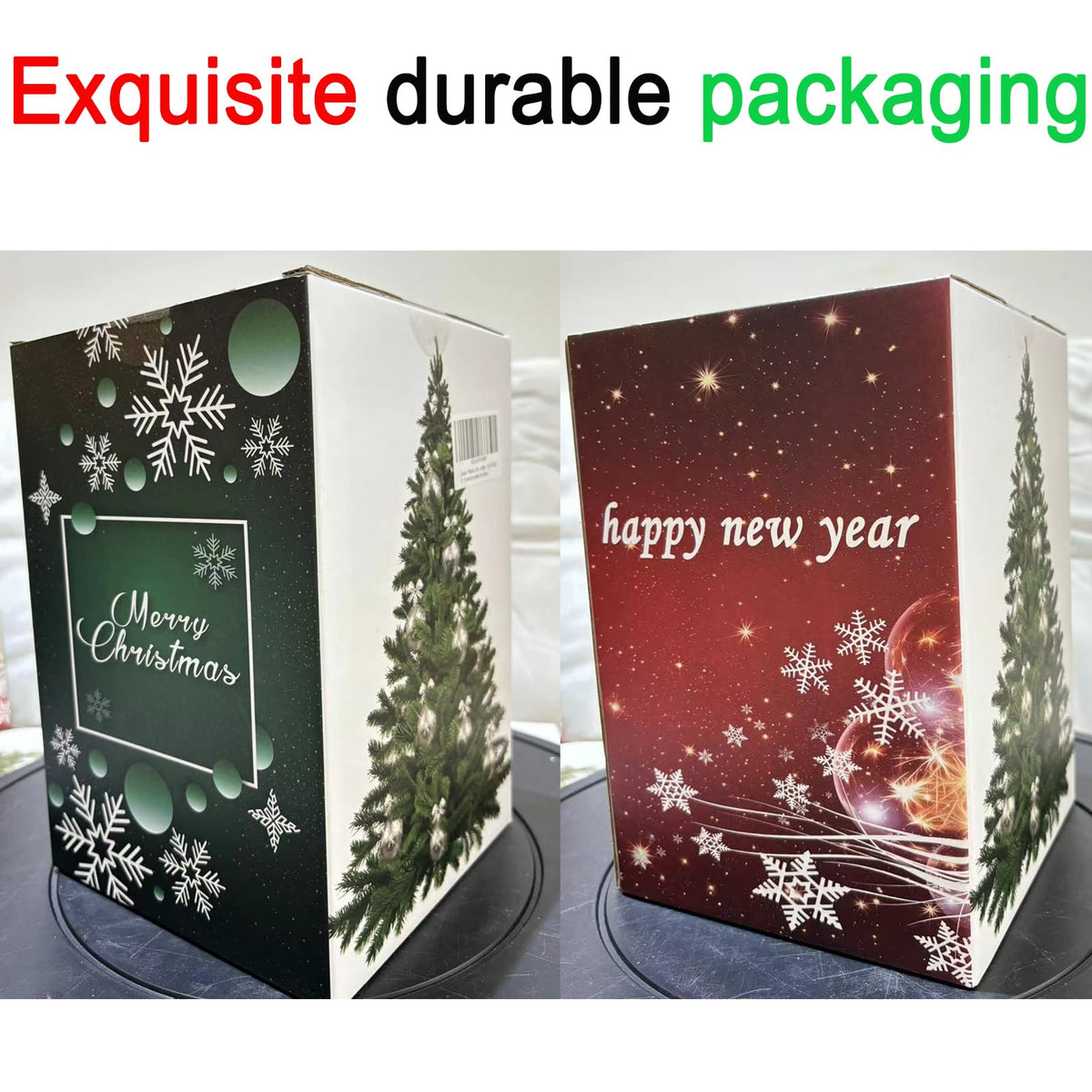 3.15 inch Clear Plastic Ornament Balls, Christmas Balls, DIY Fillable Ornaments, Clear Ornaments for Crafts Fillable - 12 PCS