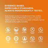 HUMANX Fisetin 500mg - 98% Pure Fisetin Supplement - Powerful Serving Size (Similar to Apigenin, Luteolin, Quercetin) Senolytic Activator - Natural Polypheonols - USA Made, Non-GMO Fisetin Capsules