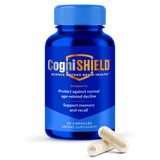 CogniSHIELD Brain Health Supplement - 60 Count - Support Strong Memory, Recall - Protect Against Normal Age-Related Cognitive Decline