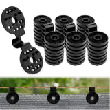 100PCS Shade Cloth Clips, Shade Cloth Plastic Clips