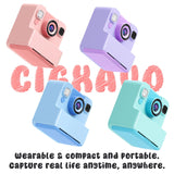 Kids Camera Instant Print Toys for Teenage Girls:1080P HD Digital Video Cameras for Girls, Christmas Birthday Gifts for 3 4 5 6 7 8 9 10 11 12 13 14 Year Old Girl with 32GB Sd Card-Pink