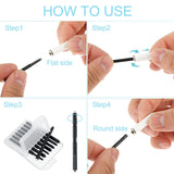 16 Pcs Hearing Wax Guards Cerumen Stop Wax Traps Hearing Cleaning Tool Accessories Hearing Filters Wax Guard for Phonak Widex Resound Unitron