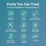 Micro Ingredients Pure Methylated Multivitamin, 240 Capsules | 11-in-1 Formula with Vitamins C, D, B12, Folate, Magnesium, Zinc & More | Supports Daily Wellness & Immune Health | Filler Free, Non-GMO