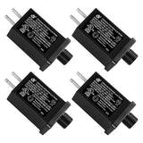 4PCS Replacement Yard Inflatable Adapter 12V Class 2 Power Supply 120VAC 60Hz LED IP44 Waterproof Transformer Plug for LED Strip String Light Halloween Christmas Inflatable Decorations