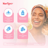 Women's Multivitamin + Lustriva Hair Growth Liposomal | Biotin 10000mcg | Clinically Tested for Thicker Hair, Wrinkles, Fine Lines, Skin Care | with Ashwagandha & Maca Root | Ages 18+ | 15.22 Fl Oz