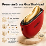 ZDEER GS5 Electric Heated Gua Sha Tool, Red Light Face Massager, Red
