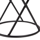 Alpine Corporation 11 Inch Tall Indoor Outdoor Gazing Globe Metal Display Stand, Black