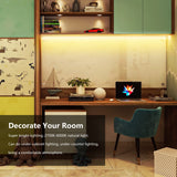 DAYBETTER Under Cabinet Lighting kit, 10 PCS LED Strip Lights with Remote, Dimmable Under Cabinet Lights for Kitchen Cabinet, Counter, TV Back,Showcase 2700K-6500K Warm to Daylight White,Timing,16.4ft