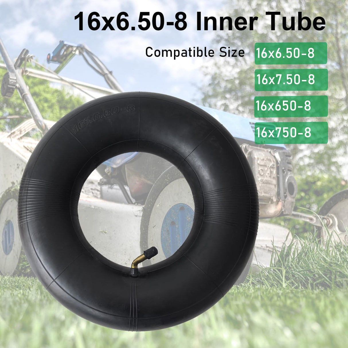 2-Pcs 16x6.50-8 Tube 16x7.50-8 Inner Tube 16x650-8 16x750-8 Tube