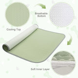 Buvlnee Summer Dog Cooling Mat Washable Ice Silk Self Cool Pad for Small Medium Large Dogs and Cats, Pet Sleeping Pad for Crate, Bed, Indoor & Outdoor Floor, Car Seats