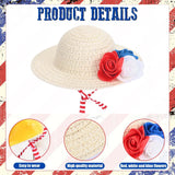 JcHrmers Patriotic Porch Goose Outfits 4th of July Goose Outfit Fits 23" Cement Plastic Goose Statue for Independence Day USA 250th Anniversary Outdoor Lawn Garden Yard Patio Decoration (Style 1)