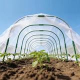 Garden Netting Kit for Raised Beds, Ultra Fine Garden Mesh Netting 8x20ft & 5 Sets Garden Hoops with Clips, Row Cover Net Protection Plant Covers Set for Greenhouse Vegetable Fruits Flowers Barrier