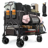Double Decker Wagon Heavy Duty Collapsible, 600LBS 400L Capacity