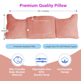 Zomaple Mastectomy Pillow - Post Surgery Pillow, Mastectomy Recovery Must Haves, Breast for After Heart Surgery, Reduction & Augmentation Patients Sleeping, Recovery Seatbelt Protection-Surgery Gift