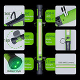 JINLITE Magnetic Work Light - 3000LM Rechargeable LED Work Light Bar, 5200mAh Under Hood Mechanic Light for Garage, Workshop, Vehicle Inspection (1 Pack Green)