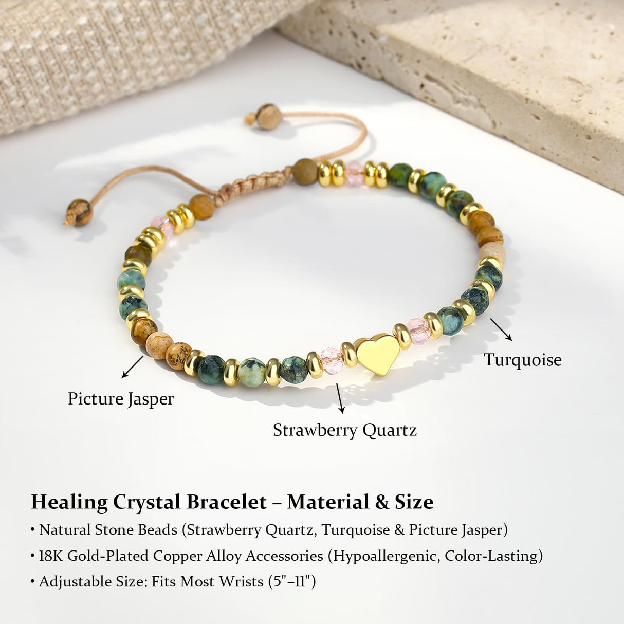 Idylane Happy Birthday Gifts for Women, Best Friend Friendship BFF Bestie Bracelets, Sister Gift from Sister, Turquoise Bracelet, Retirement Mom Gifts