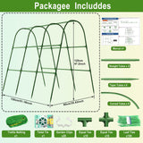 Cucumber Trellis for Raised Bed, U-Shape Arch Metal Garden Trellis for Climbing Plants, Heavy Duty Plant Trellis Outdoor, Easy Assembly Rustproof Trellis for Vines (U Frame Trellis)