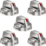 DG64-00473A Burner Control Dial Knob Range Oven Replacement Compatible with Samsung Gas Stove Knob NX58H5600SS NX58F5700WS NX58H5650WS NX58J7750SS NX58M6850SS （5pcs）.