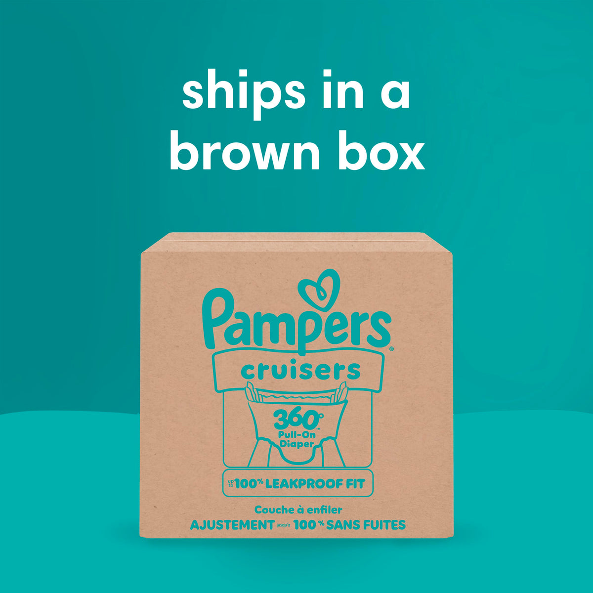 Pampers Diapers - Cruisers 360 - Size 6, 104 Count, up to 100% Leakproof Pull-On Diaper for Active Babies