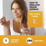 Viva Naturals Vitamin C and Zinc Supplement (250 Capsules) - 1000 mg Vitamin C with Zinc 20 mg Antioxidant Supplements for Immune Support, Vitamin Supplement for Adults