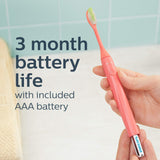 Philips Sonicare Battery Toothbrush, Miami Coral, HY1100/01