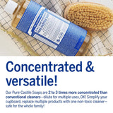 Dr. Bronner's - Pure-Castile Liquid Soap (Peppermint, 32 Ounce, 4-Pack) - Made with Organic Oils, 18-in-1 Uses: Face, Body, Hair, Laundry, Pets & Dishes, Concentrated, Vegan, Non-GMO