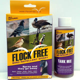 Flock Free Bird Repellent Ready Spray Bundle, Ready to Use Bird Spray 32oz + Concentrate 4oz for Refill
