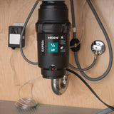 Moen Prep Series PRO Continuous Feed Compact Garbage Disposal for Kitchen Sink with Power Cord, GXP50C