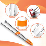 LOYIM 4 Pack 36" Reacher Grabber Tool Lightweight Litter Pick up Sticks Aluminum Rustproof Trash Grabber Garbage Picker Grabber Garden Leaf Cleaning Trash Tong Reaching Assist Tool for Elderly