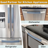 Refrigerator Door Handle Covers, 4 PCS, Performance Appliance Handle Covers, Non-Slip Fridge Door Handle Covers, Keep Your Kitchen Clean, Microwave Oven Dishwasher door Handle Protectors(Navy Blue)