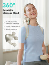 SKG Neck Massager for Pain Relief Deep Tissue, 6D Kneading Cordless Shiatsu Neck and Shoulder Massager with Heat Electric Massage Father Day Gift Ideas, H7 Ultra